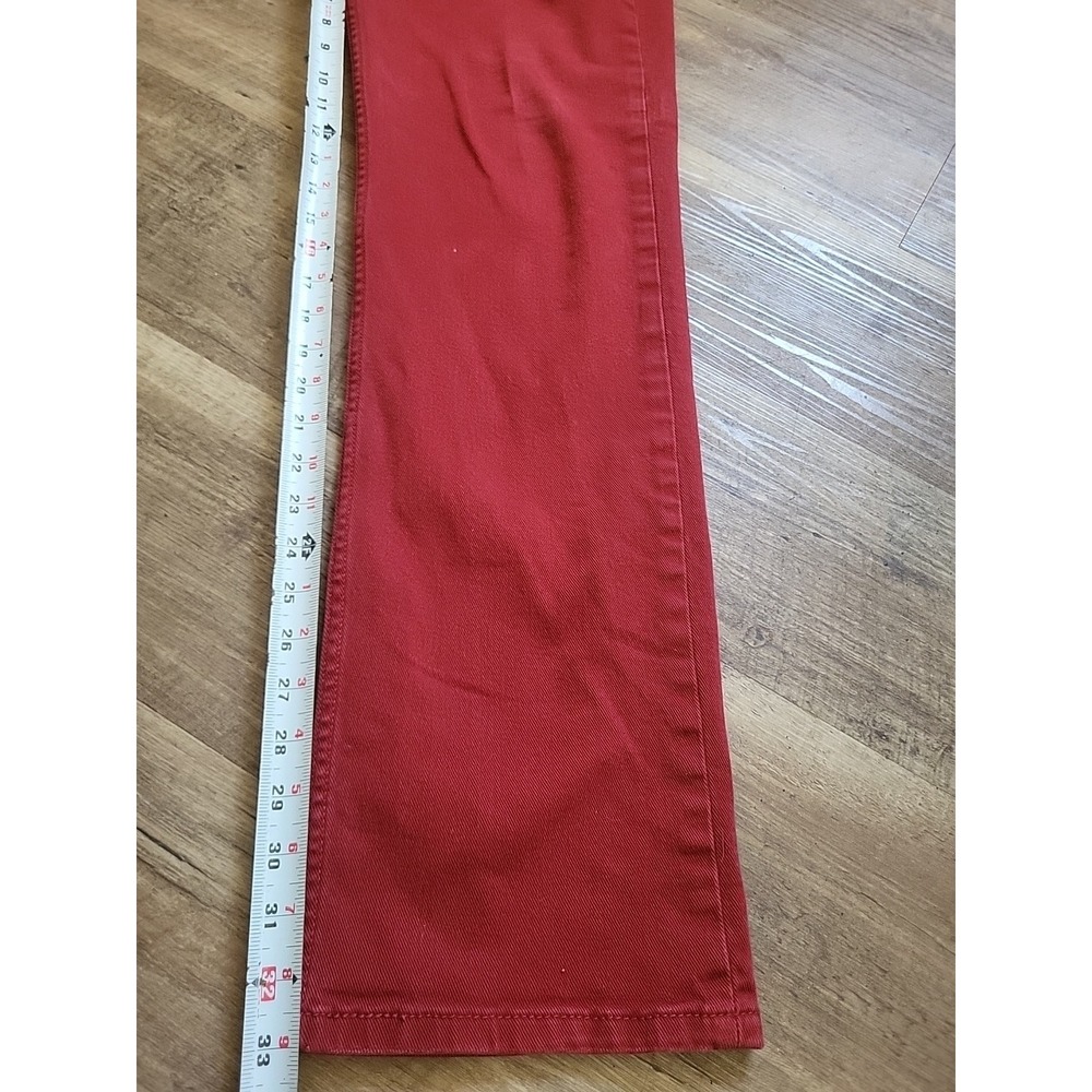 LEVIS 514 MEN'S RED JEANS, 35 x 34 PC9 00514-0798 - Picture 7 of 9